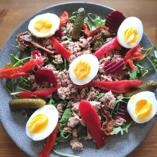 The Best Nicoise Keto Salad Recipe To Make In Minutes
