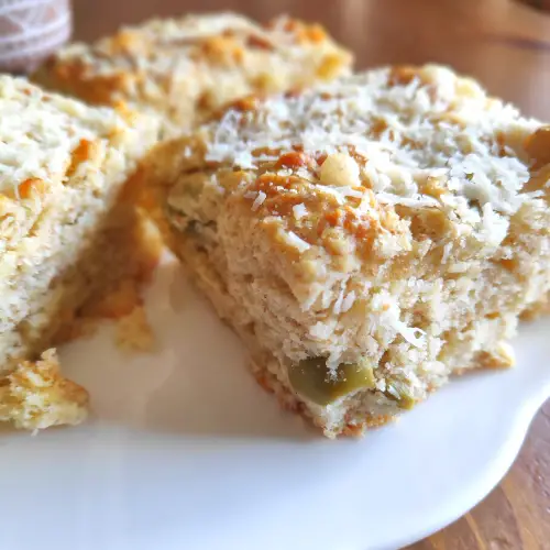 Scrumptious Savoury Cheese and Olive Scone Tray Bake