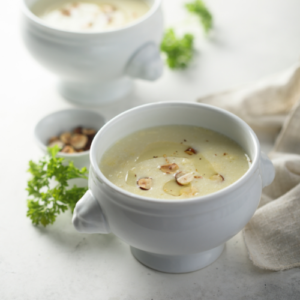 vichyssoise (leek and potato soup)