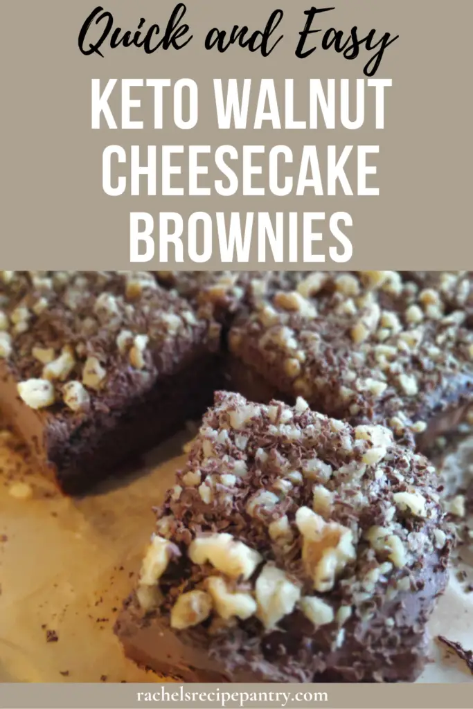 diabetic walnut cheesecake brownies