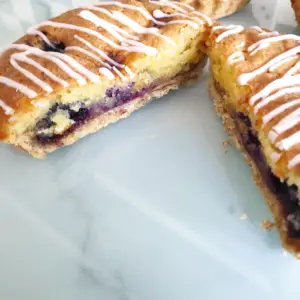 blueberry frangipane tarts