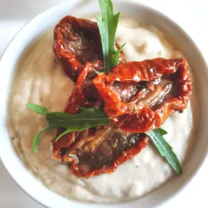 butter bean dip with sun-dried tomatoes