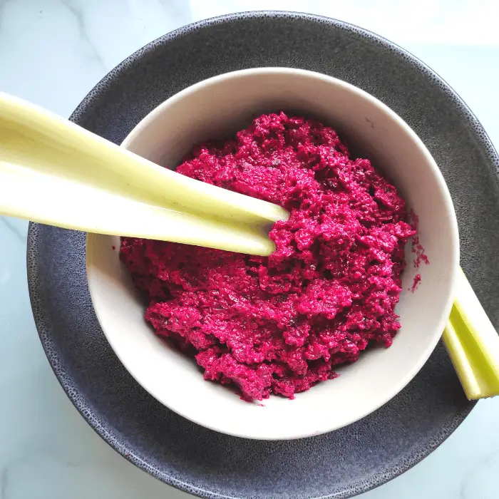 Easy Roasted Beetroot With Yoghurt And Thyme Dip