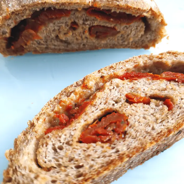 Easy Wholemeal Sun-Dried Tomato Bread With Sea Salt Crust