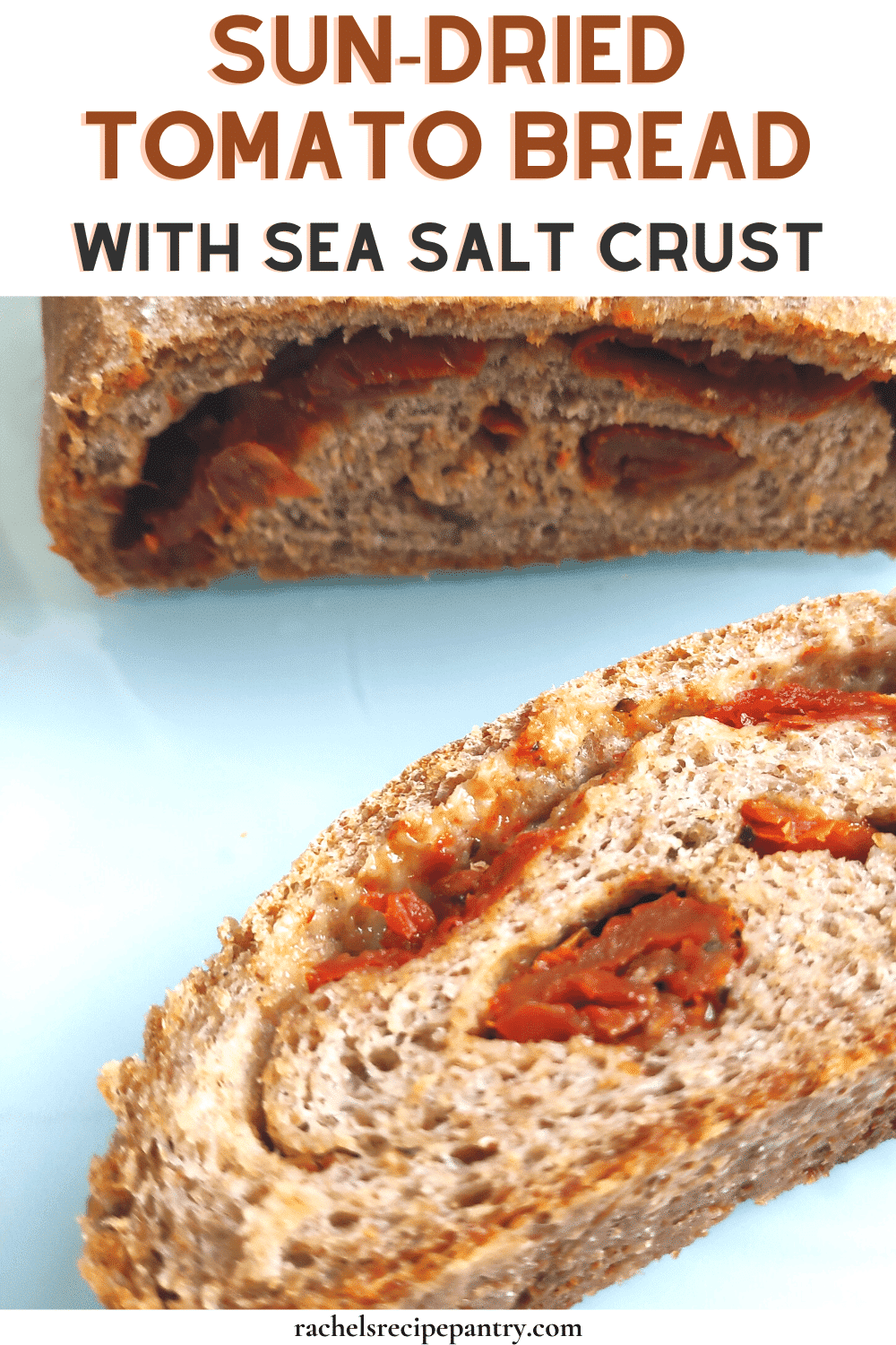 Easy Wholemeal SunDried Tomato Bread With Sea Salt Crust