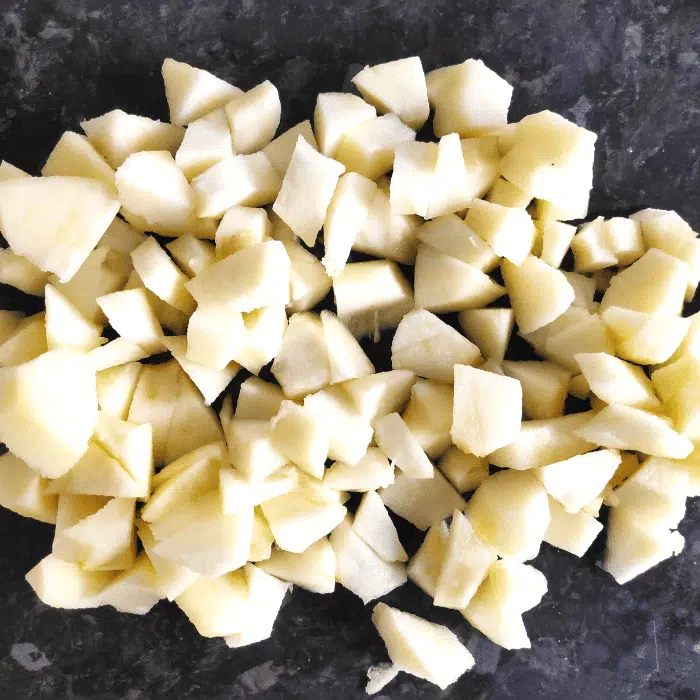 chopped baking apple for apple cake uk