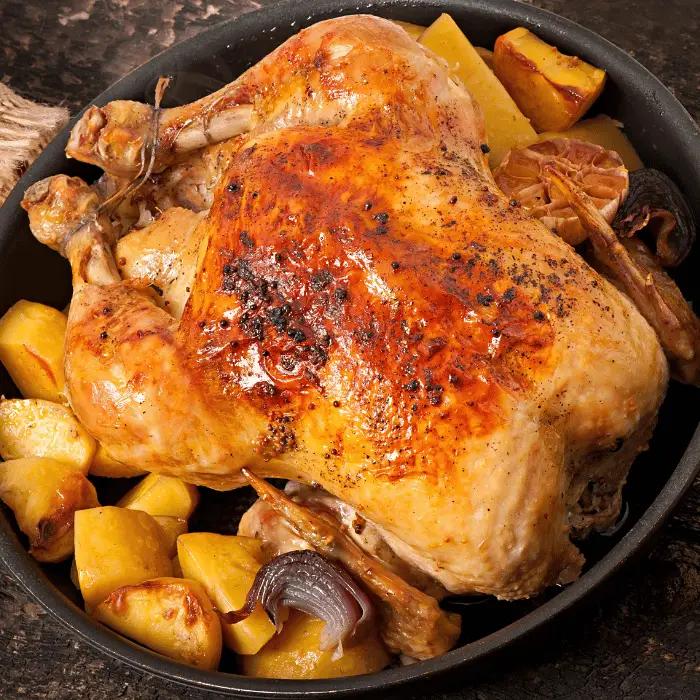 how to cook a roast chicken uk