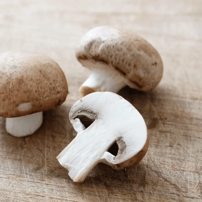 brown chestnut mushrooms for frying
