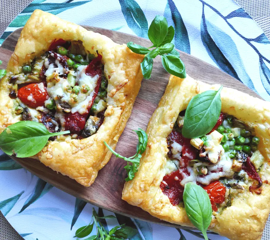 vegetable tartlet with puff pastry uk recipe