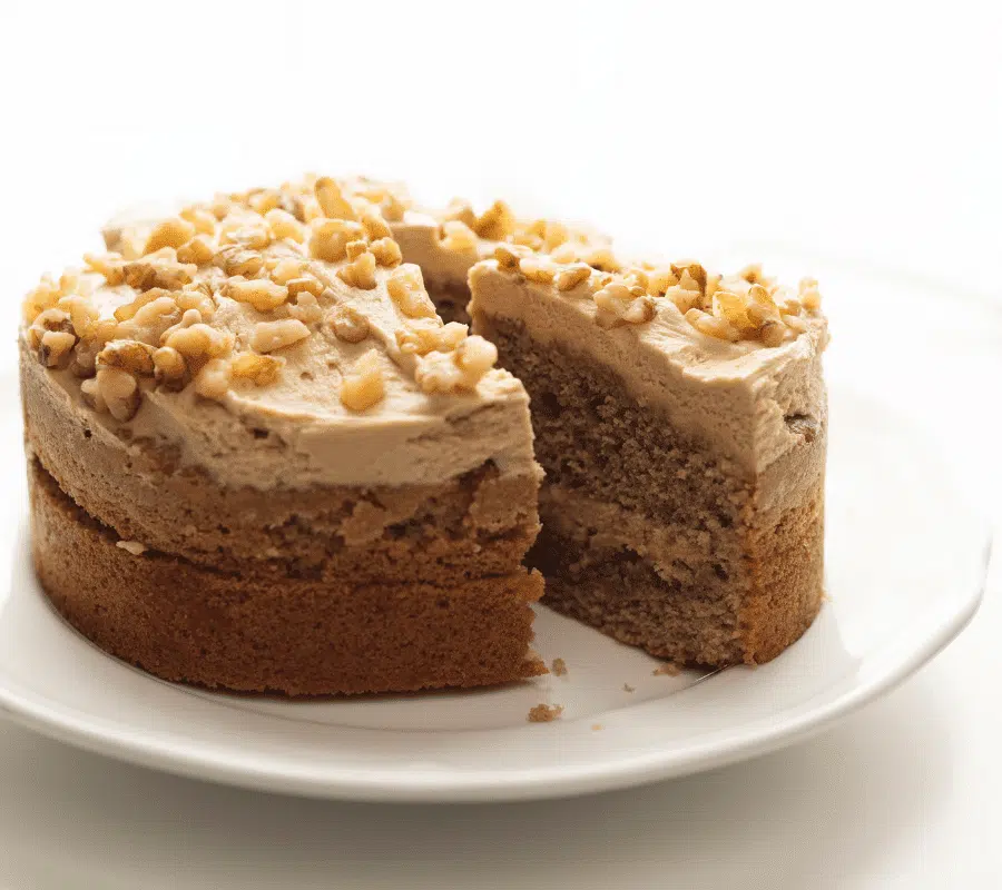 coffee and walnut cake uk recipe
