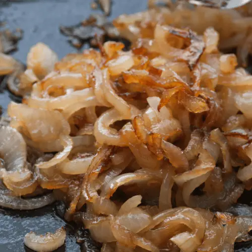 sauteed onions in a frying pan uk