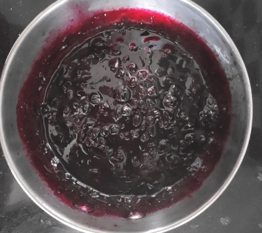 blackcurrant jam compote