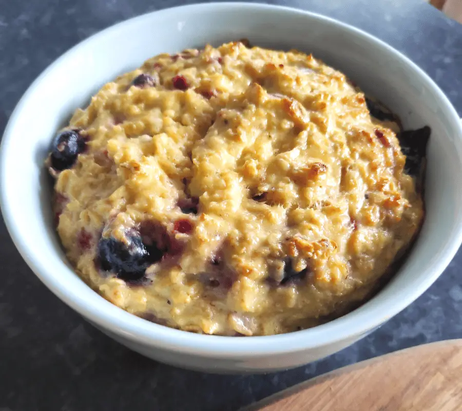 baked oats with blueberries uk recipe