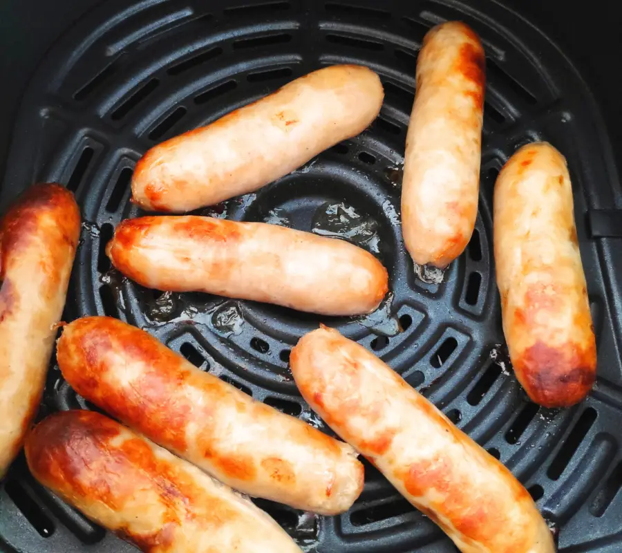 Air Fryer Perfect Sausages – No Need To Preheat