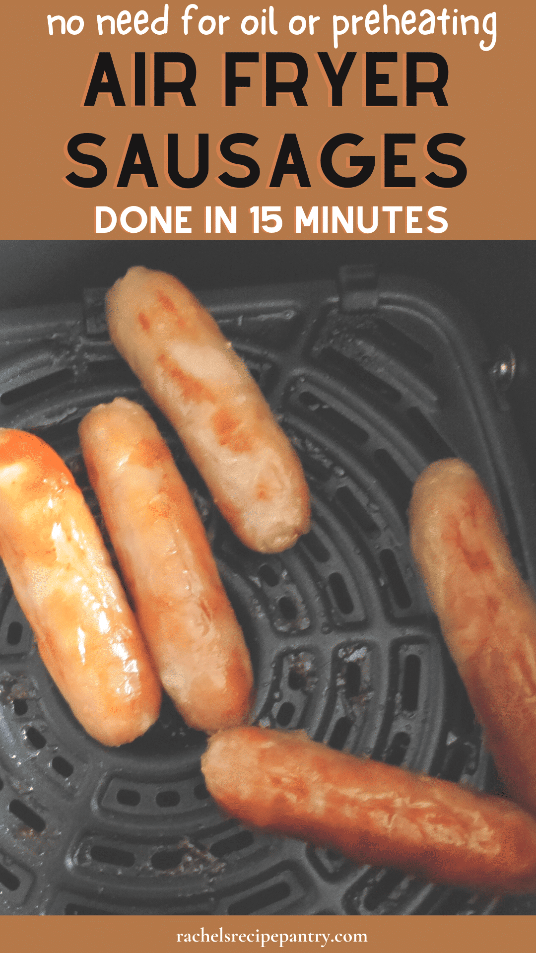 Air Fryer Perfect Sausages No Need To Preheat