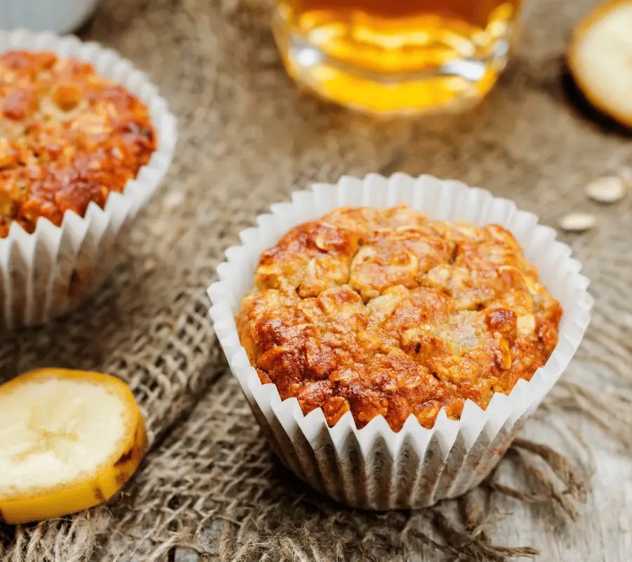 baked oats muffins