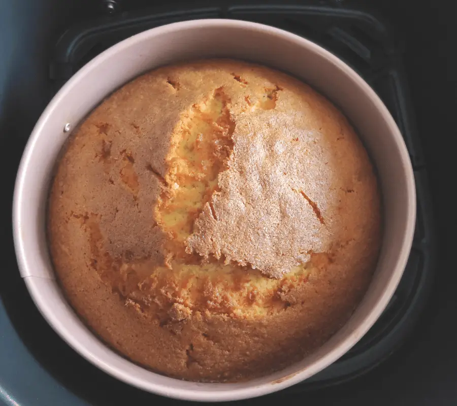 coconut cake baked in the air fryer