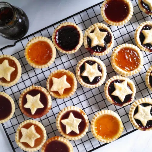 jam tarts cooling on a wire rack uk recipe