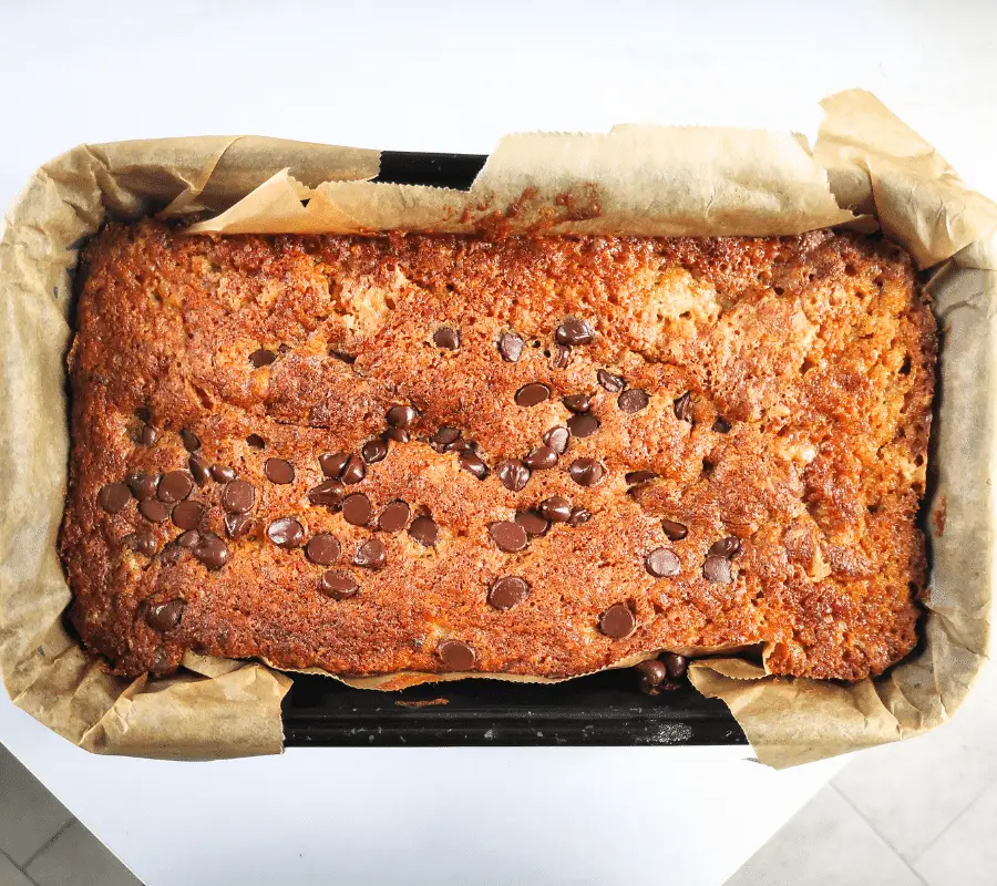 cooked banana bread in loaf tin uk recipe