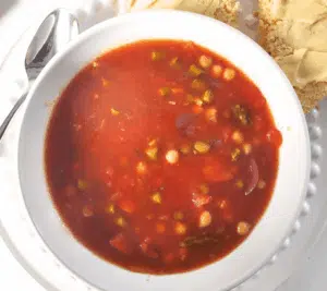 chickpea and asparagus soup