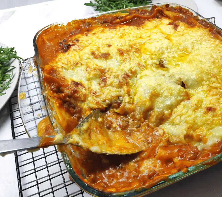 lentil and veg lasagne uk recipe