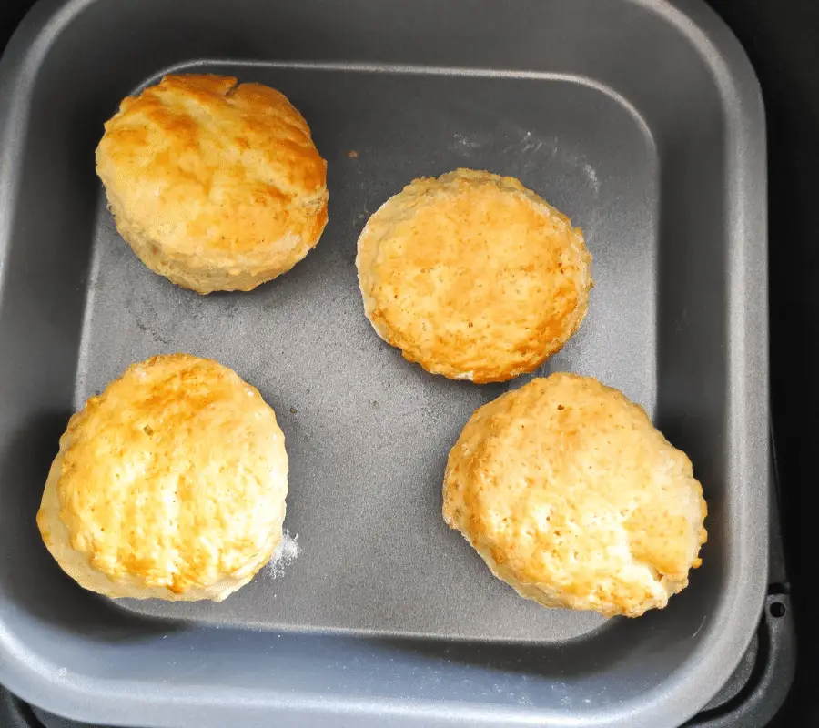 baked scones on the air fryer