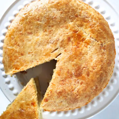 potato and onion butter pie