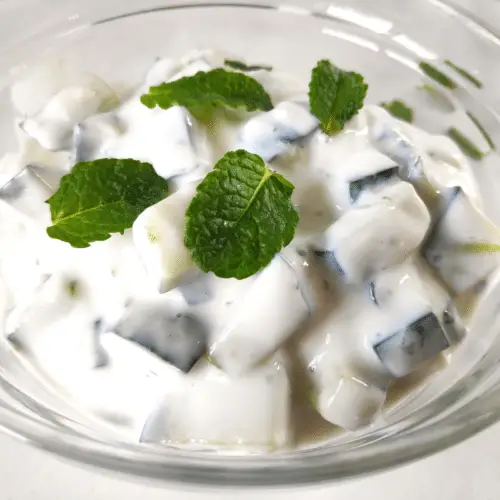 fromage frais recipe with cucumber and chives