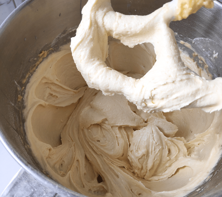madeira cake mixture in a bowl