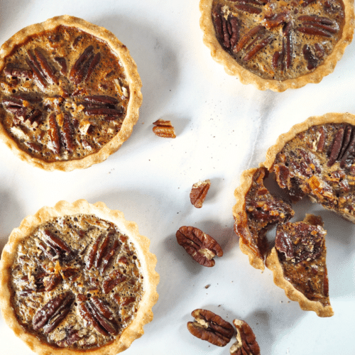 mini pecan pies