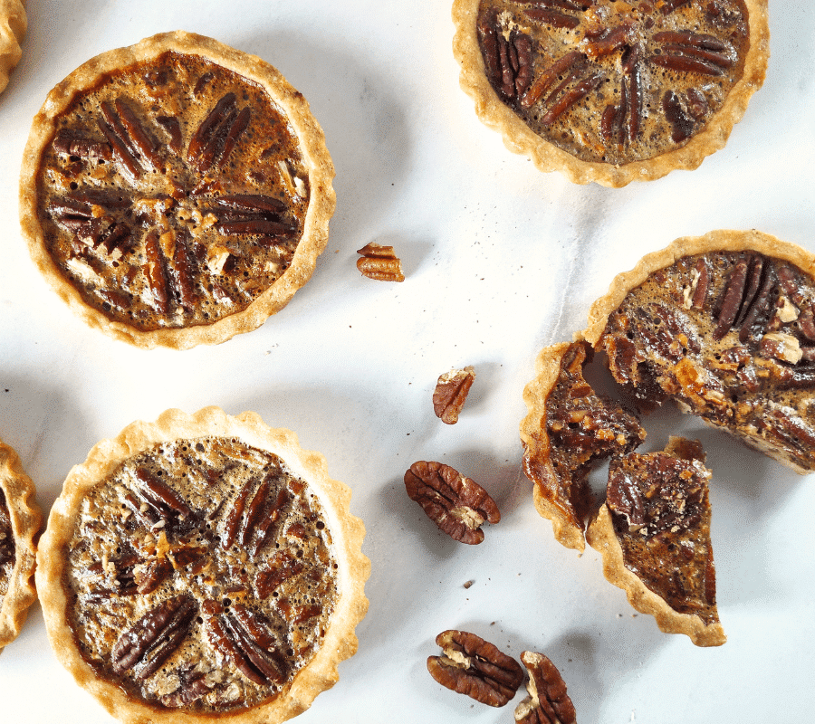 mini pecan pies