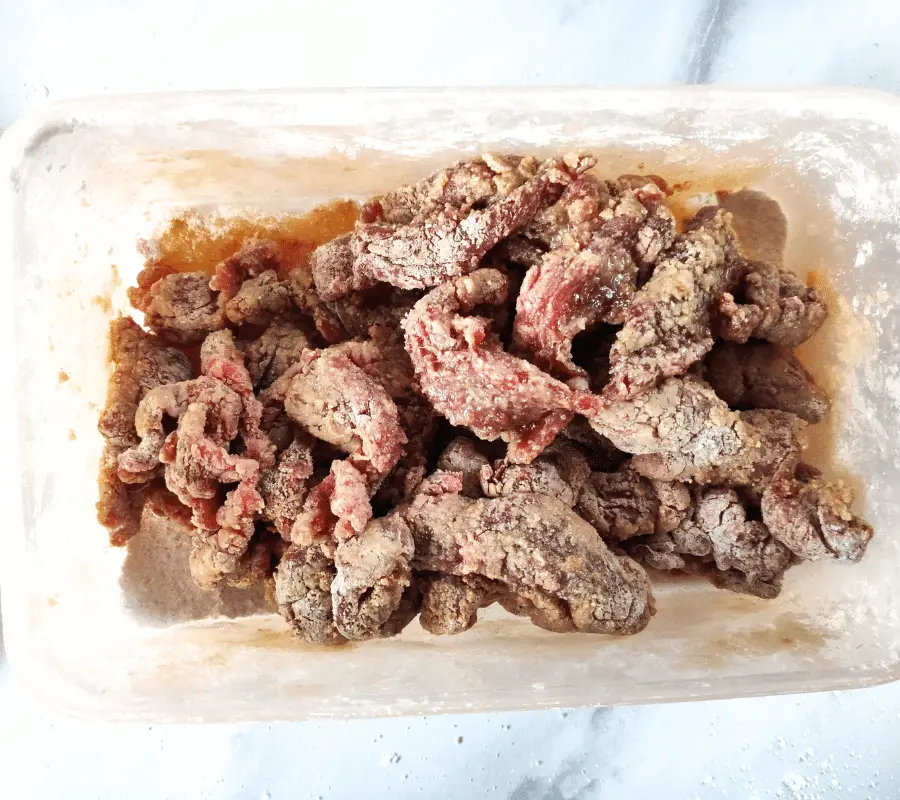 beef strips in lunch box