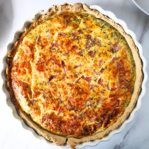 bacon and rocket quiche uk recipe