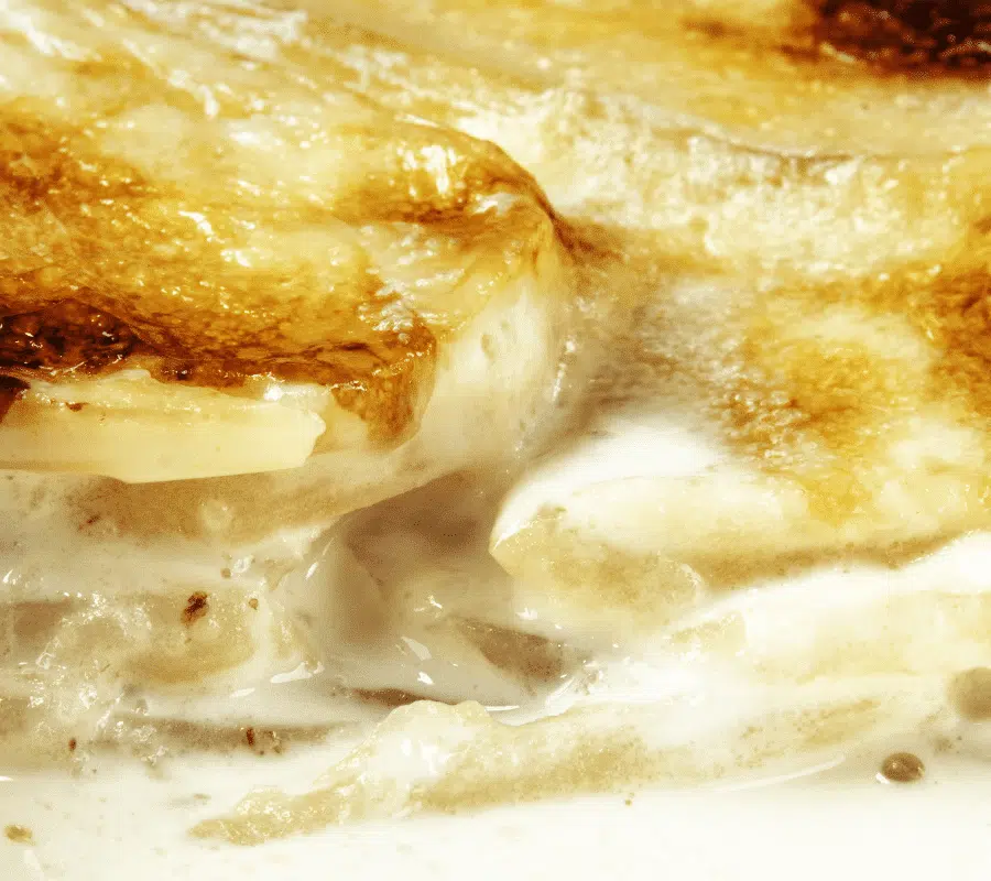 creamy potato and cheese bake