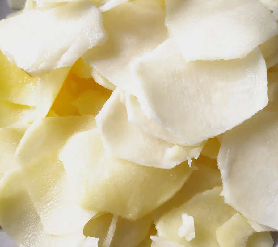 peeled and sliced potatoes for gratin dauphinois uk recipe