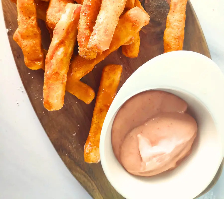 Easy Homemade Dipping Sauce For Halloumi Fries