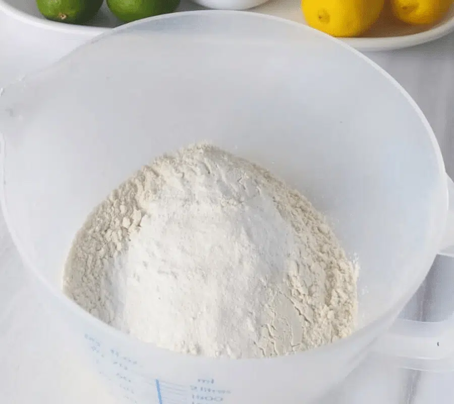 dry ingredients for pancakes