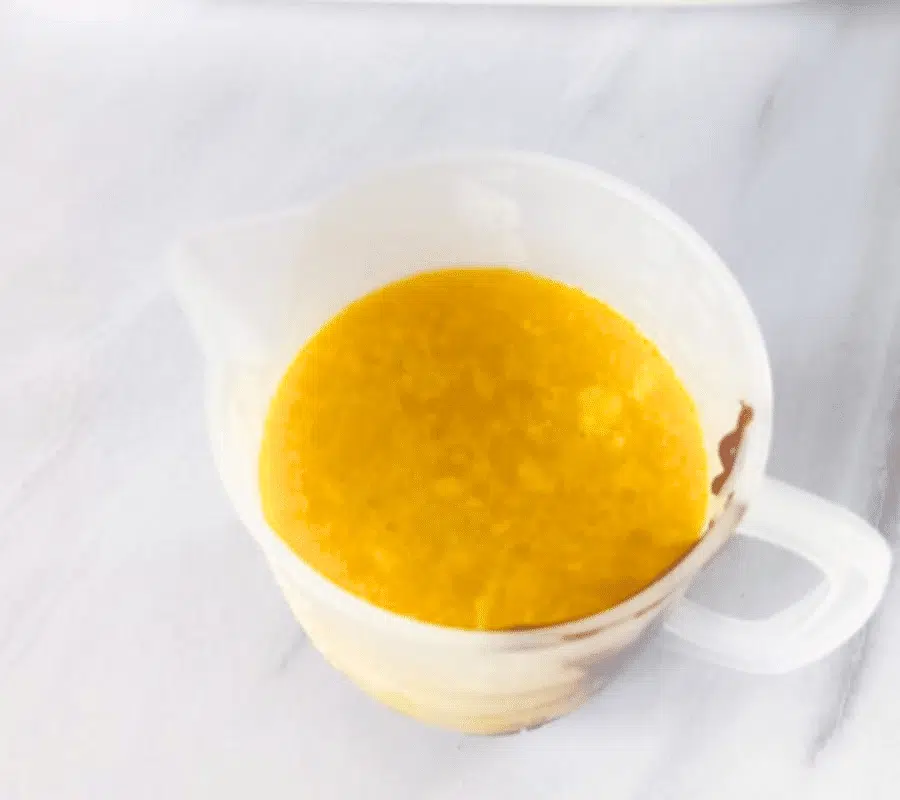 Melted butter