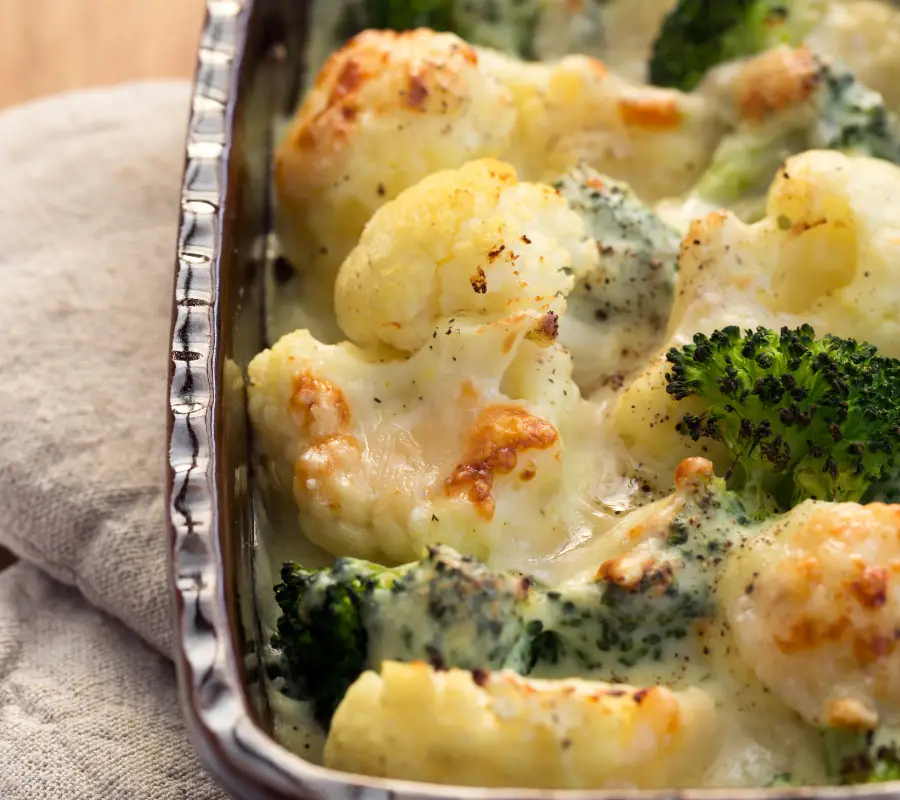 cauliflower and broccoli cheese uk recipe
