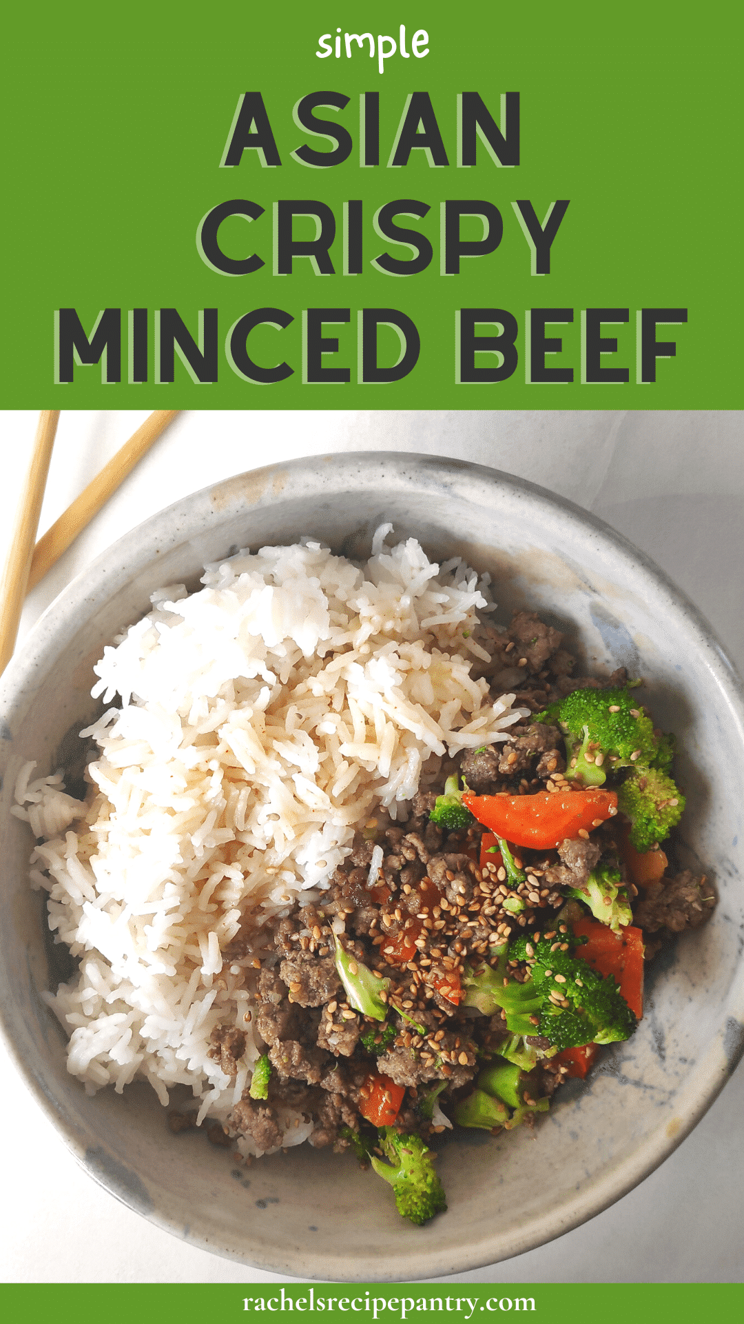 Simple Asian Crispy Minced Beef