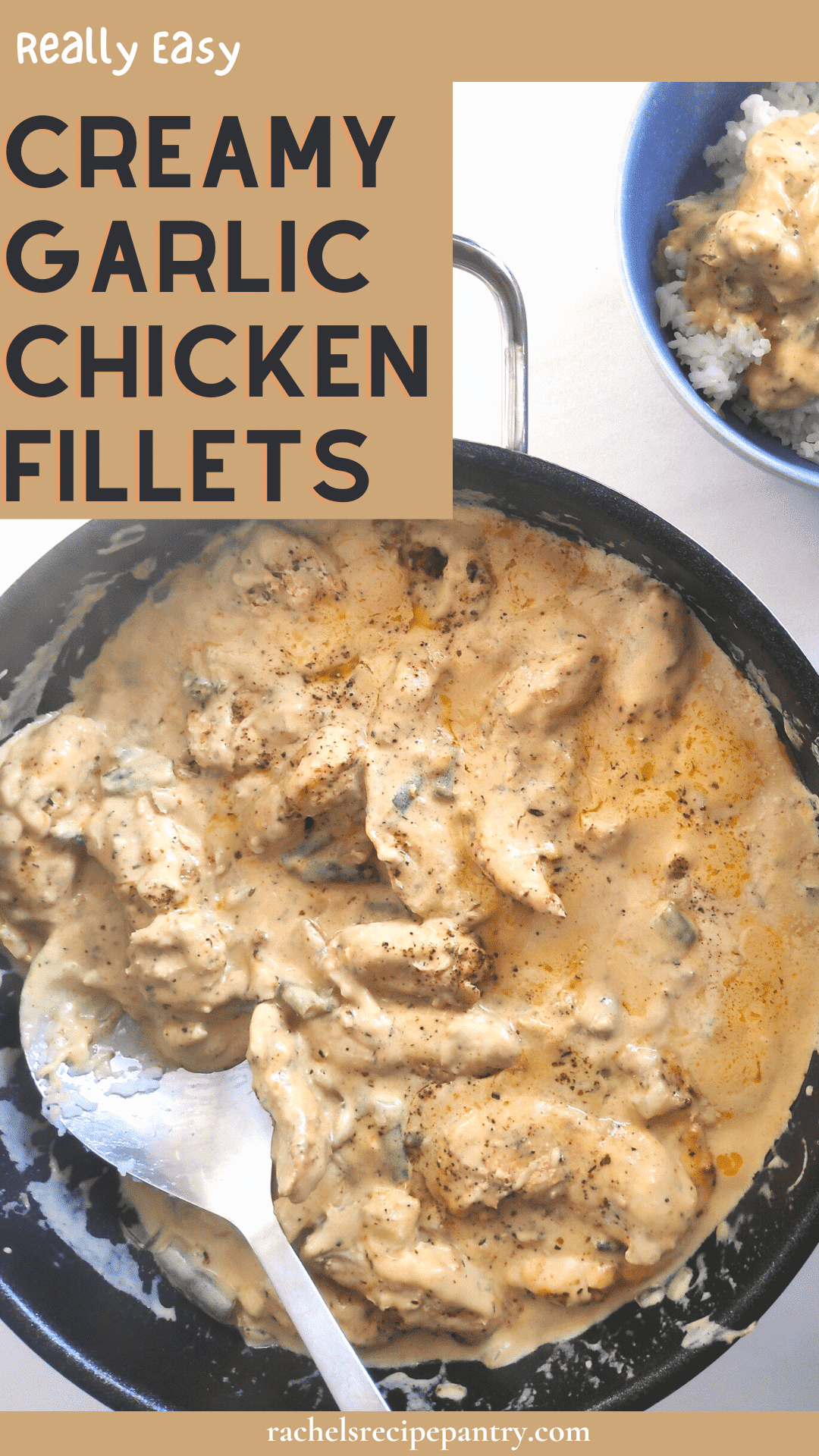 Easy Creamy Garlic Mini Chicken Fillets Recipe