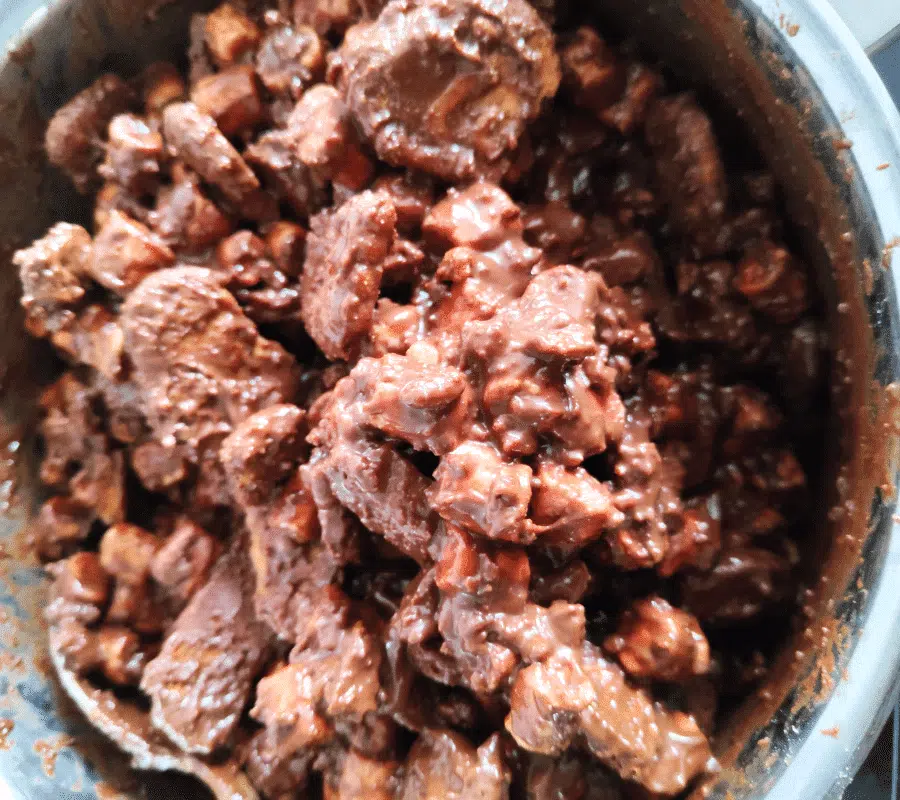 biscoff rocky road mixture