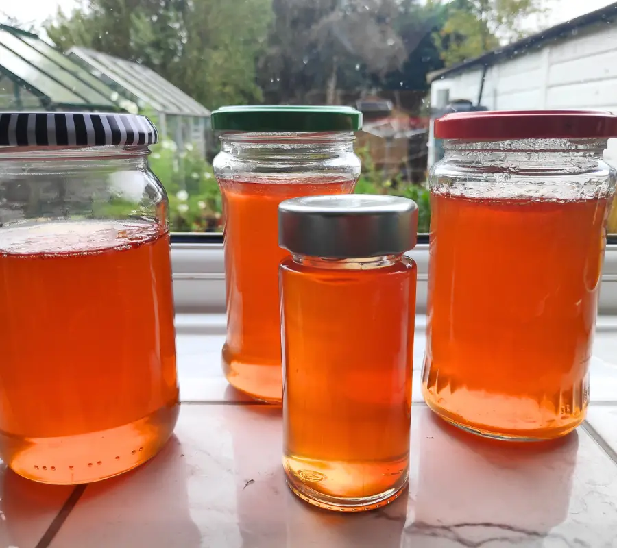 quince jelly in jars in the uk