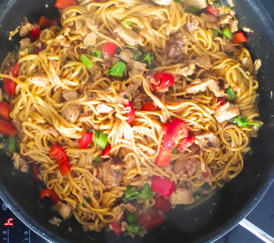Easy Turkey Chow Mein From Leftover Turkey