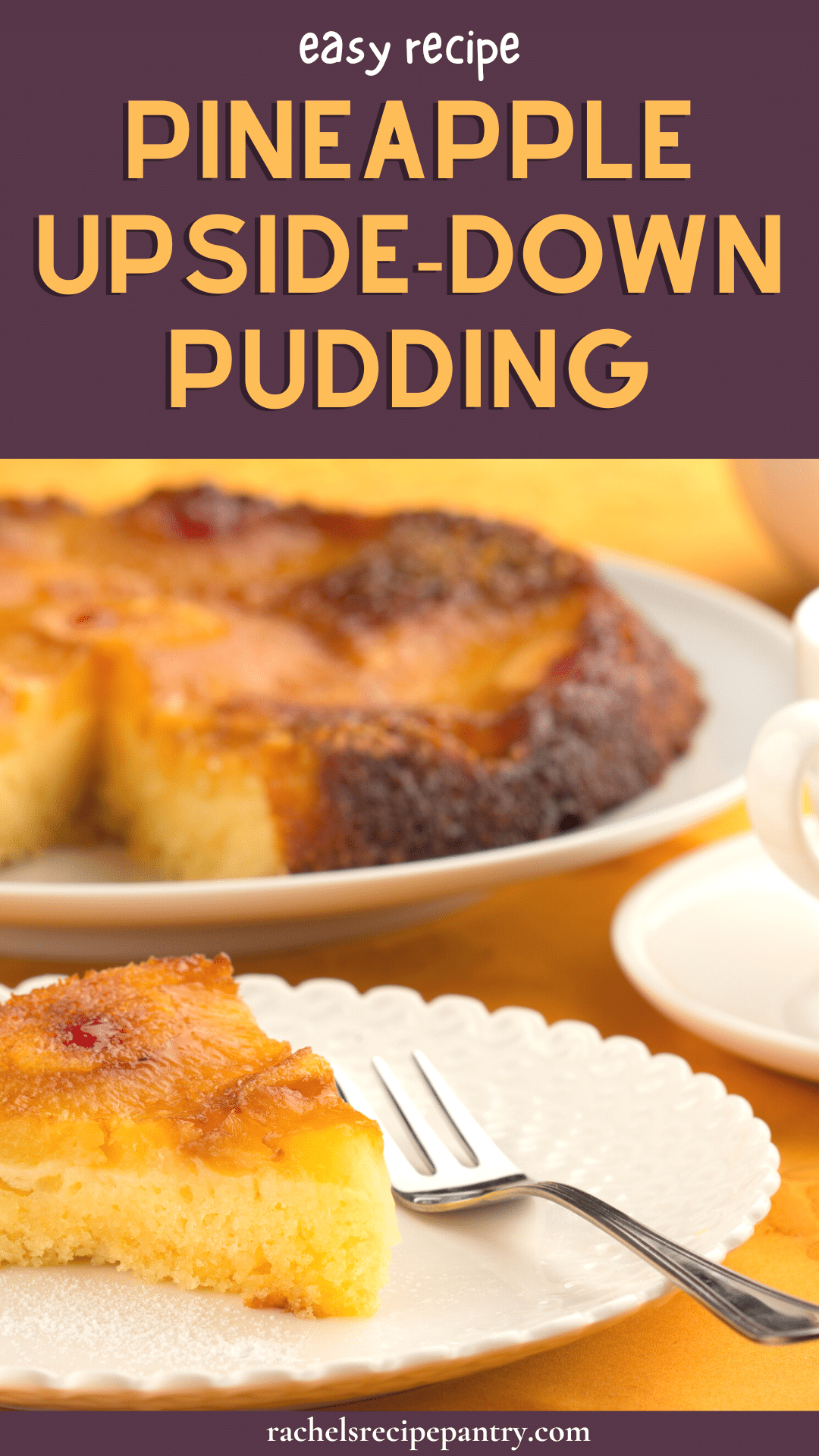 Easy Pineapple UpsideDown Pudding (Mary Berry Recipe)