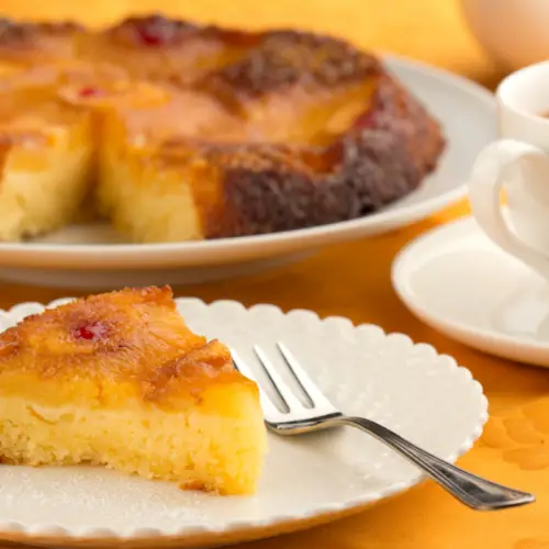 pineapple upside-down pudding cake uk recipe