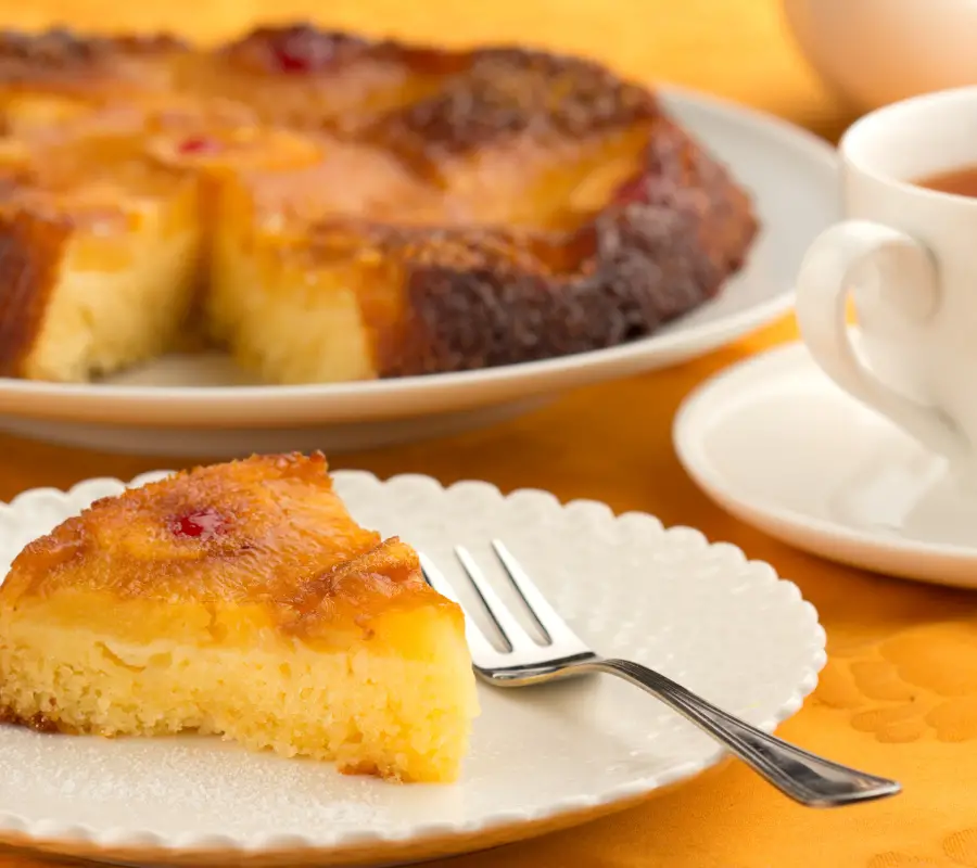 pineapple upside-down pudding cake uk recipe