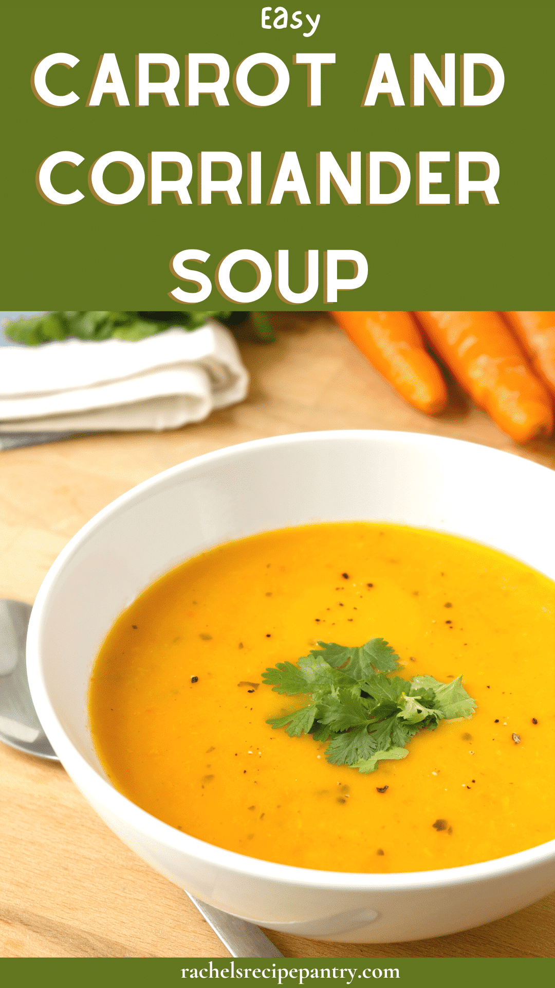 Mary Berry's Simple Carrot and Coriander Soup