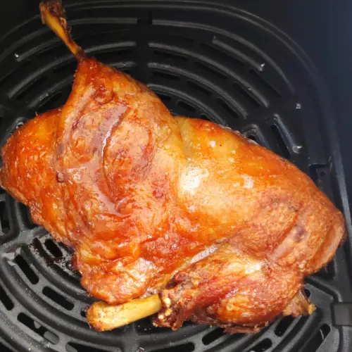 crispy half duck in a air fryer
