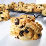 baked rock cakes on a white table top. mary berrys recipe uk